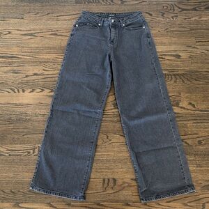 NWOT Wild Fable Classic Black Wash Wide-Leg Jeans